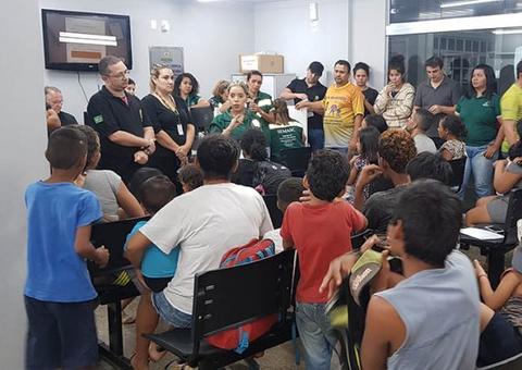 Operação integrada retira crianças e adolescentes das ruas de Manaus