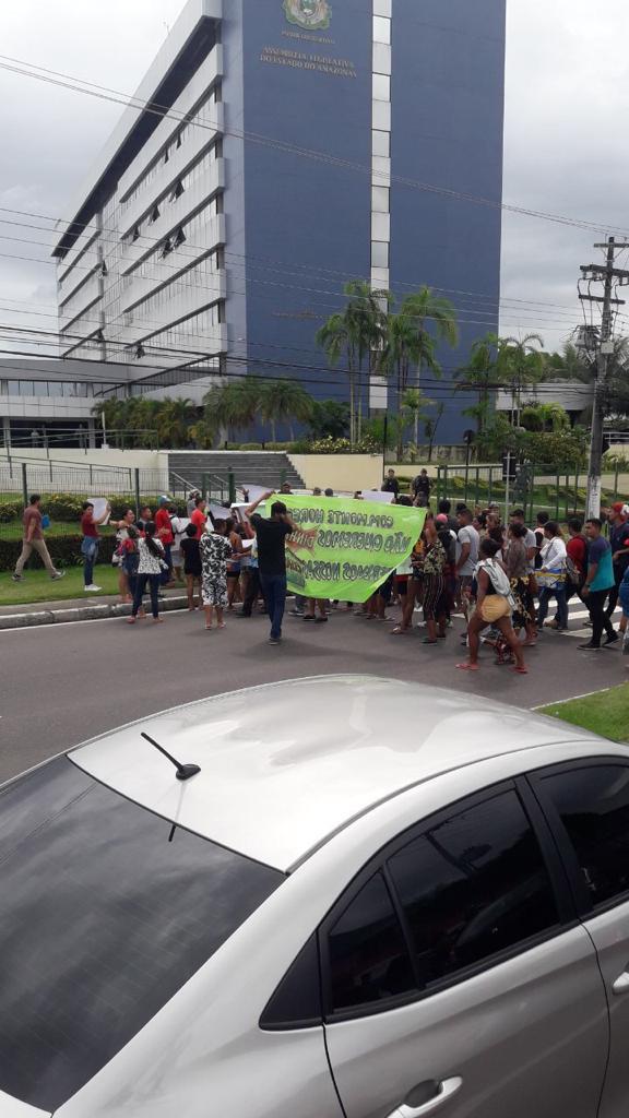 Moradores do Monte Horebe pedem ajuda de deputados na Aleam