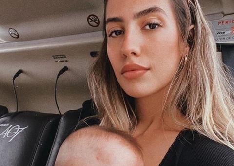 Gabi Brandt muda de visual após Saulo Poncio deixar família 