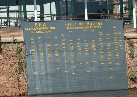 Em Manaus, rio Negro tem enchente abaixo da ocorrida em 2019