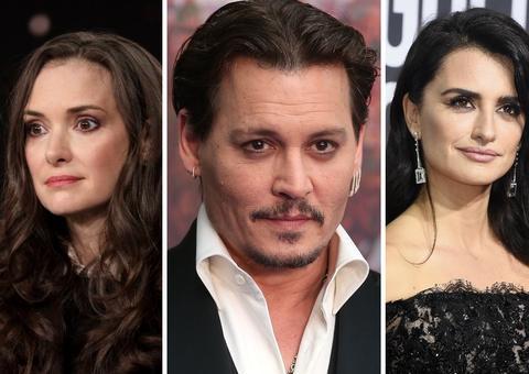 Penelope Cruz e Winona Ryder defendem Johnny Depp em processo contra Amber Heard