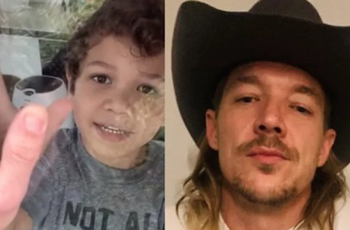 De quarentena, DJ Diplo dorme fora de casa e vê filhos através de um vidro 