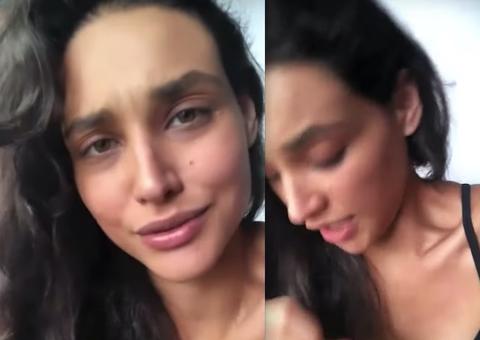 De quarentena, Débora Nascimento espera resultado para coronavírus: 'nervosa'