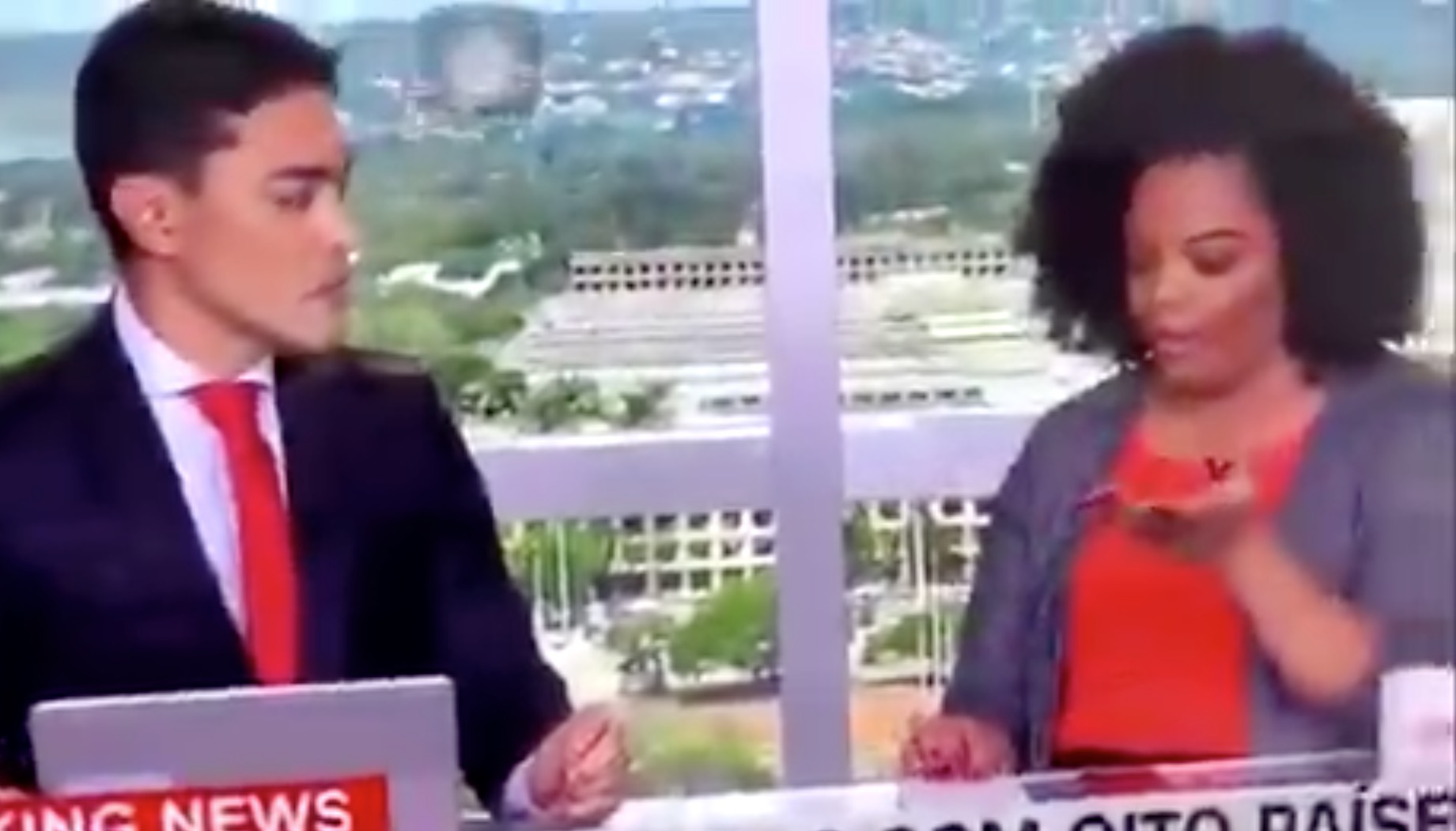 Em notícia sobre coronavírus, jornalista da CNN Brasil comete gafe e internet não perdoa 