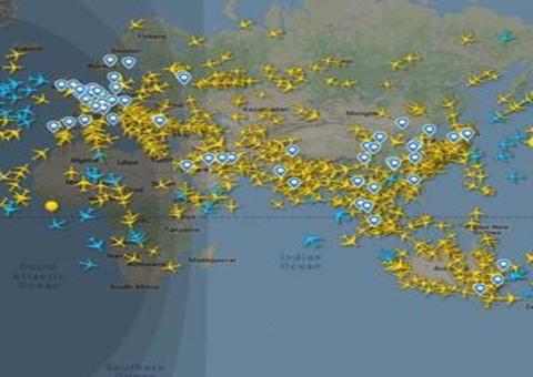 Coronavírus faz aérea programar vôo mais longo da história: 16 horas