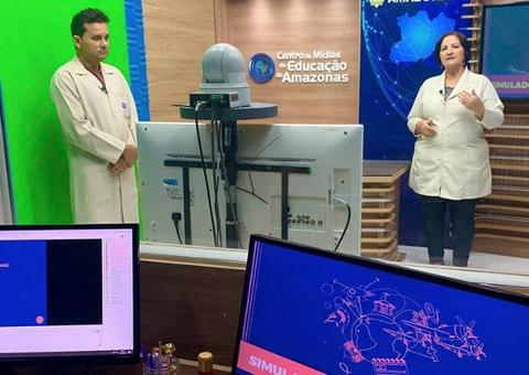 Aulas serão transmitidas em TV aberta para 180 mil alunos da rede pública do Amazonas