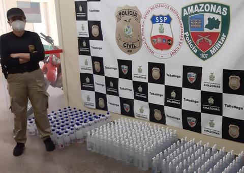 Com denúncia de preços abusivos, 342 frascos de álcool irregular são apreendidos no Amazonas