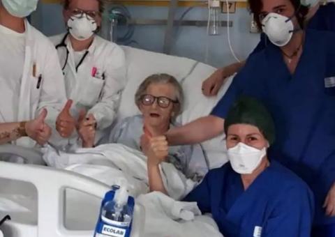 Italiana de 95 anos é curada do coronavírus