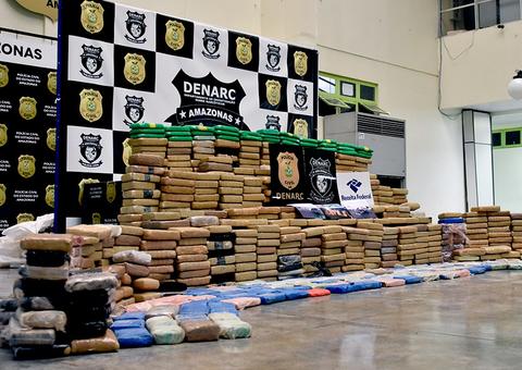 Apreensão de entorpecentes em Manaus ultrapassa duas toneladas em 2020   