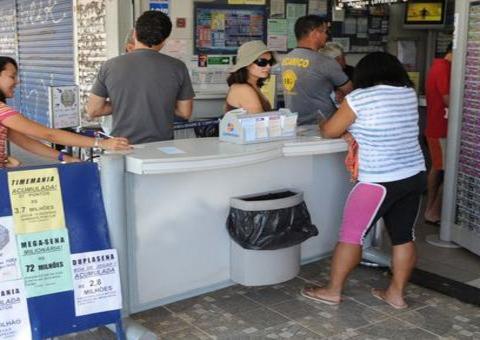 Com acesso as loterias limitado, Mega-Sena sorteia R$ 1 milhão nessa quarta-feira