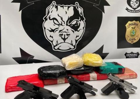 Homem é preso com armas e drogas avaliadas em R$ 100 mil em Manaus