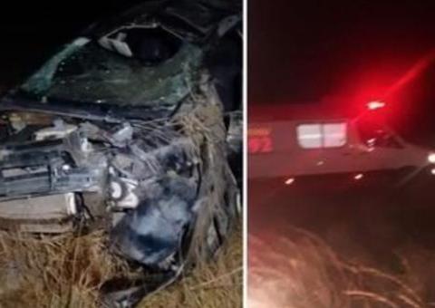 Acidente gravíssimo na BR-174 deixa cinco pessoas feridas