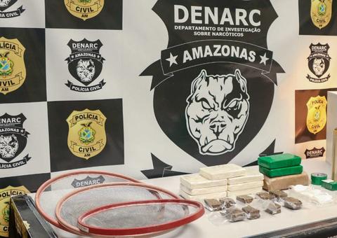 Polícia estoura laboratório de drogas e apreende R$ 200 mil em cocaína em Manaus 