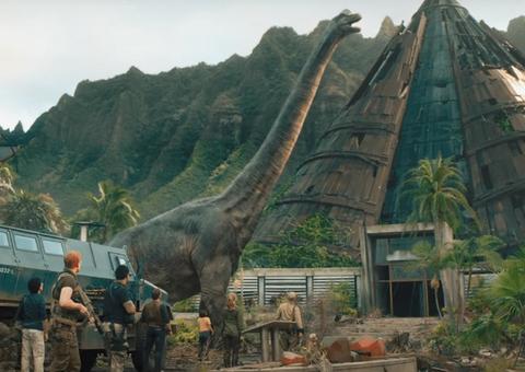 Foto aérea mostra estúdio de Jurassic World - Dominação abandonado