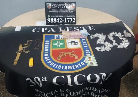 Dupla é presa com drogas na zona Leste de Manaus 