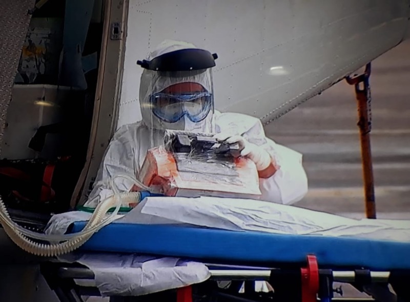 Com coronavírus, idoso chega a Manaus entubado e em estado grave