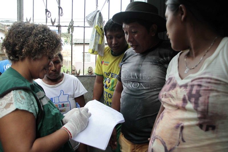 Para reduzir contágio, índios venezuelanos são realocados em Manaus