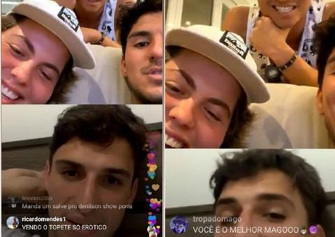 Live de Prior com participação de famosos quebra a internet