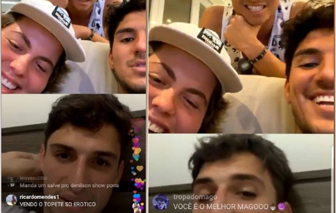 Live de Prior com participação de famosos quebra a internet