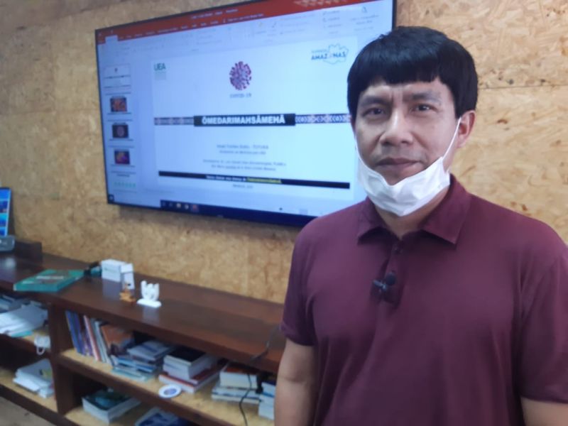 Amazonas: Universitário Tukano grava vídeos em língua nativa sobre covid-19