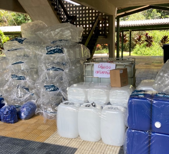 Em Manaus, órgãos públicos vão receber doação de álcool liquido e em gel 