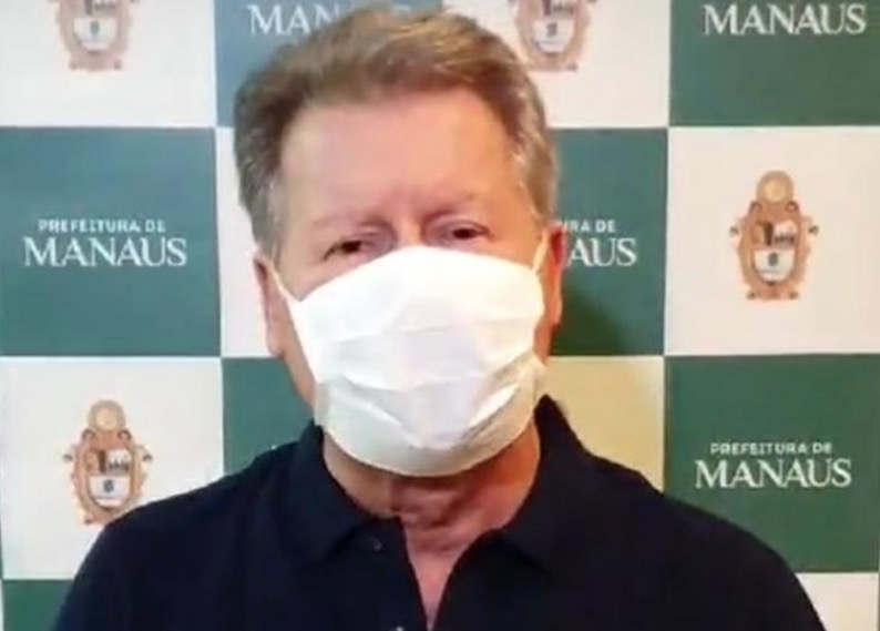 Arthur faz apelo a manauaras durante pandemia: 'sentimento de susto e reação'