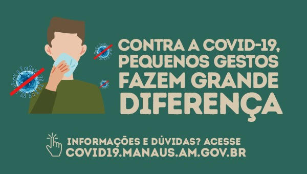 Coronavírus: pequenos gestos fazem grande diferença!