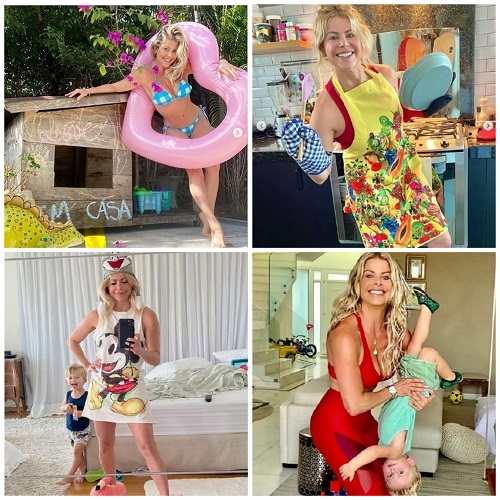 Karina Bacchi chama atenção ao mostrar suas versões na web: 'De biquíni à musa fitness'