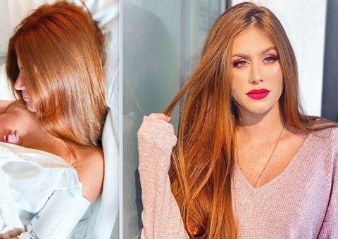 Blogueira Mari Maria dá a luz e detalhe em foto com recém-nascido intriga internautas