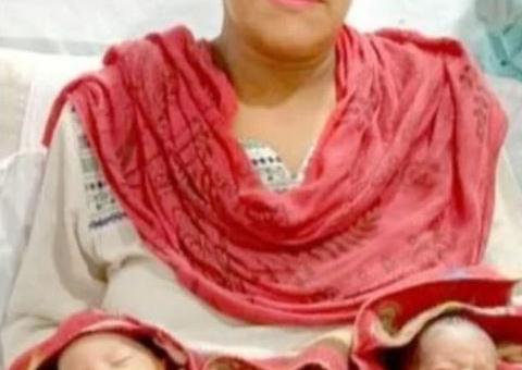 Gêmeos nascidos durante a quarentena recebem nomes de Corona e Covid