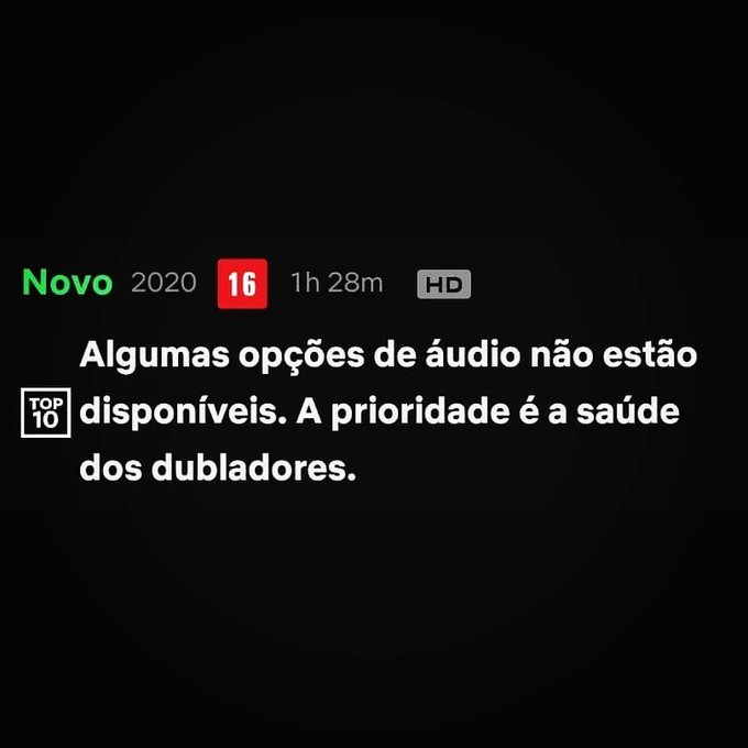 Netflix não vai lançar mais filmes e séries dubladas; entenda