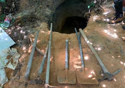 Detentos são flagrados fugindo por túnel na UPP em Manaus