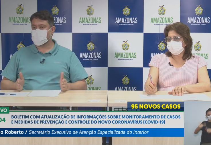 Casos de coronavírus sobem para 899 no Amazonas; 40 morreram
