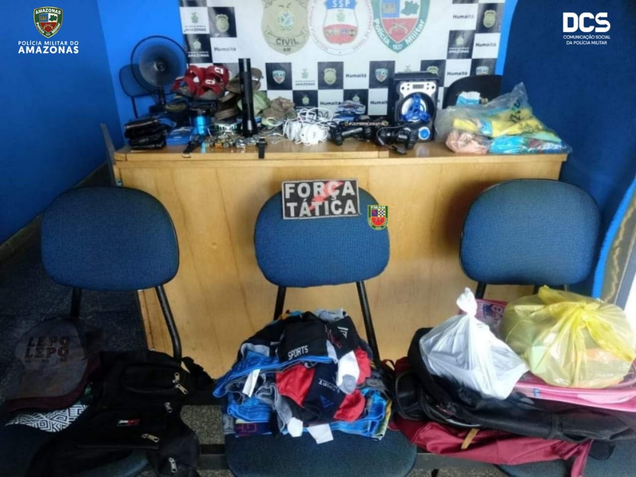 Homem é preso e adolescentes apreendidos por furtar feirantes no Amazonas 