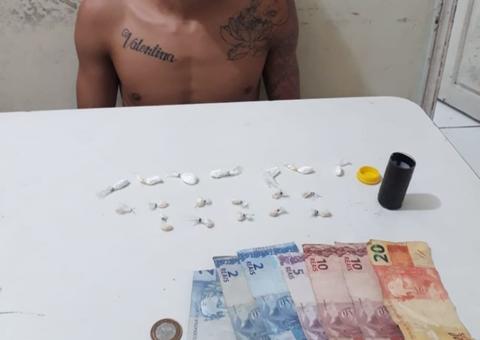 Homem que vendia drogas em lanchonete é preso no Amazonas 