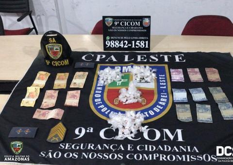 Jovem é preso com drogas na zona leste de Manaus 