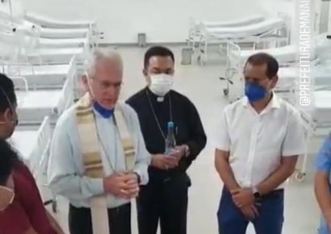 Com benção de Arcebispo, Manaus antecipa inauguração de hospital de campanha