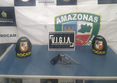 Homem é preso com arma e munição no Amazonas 