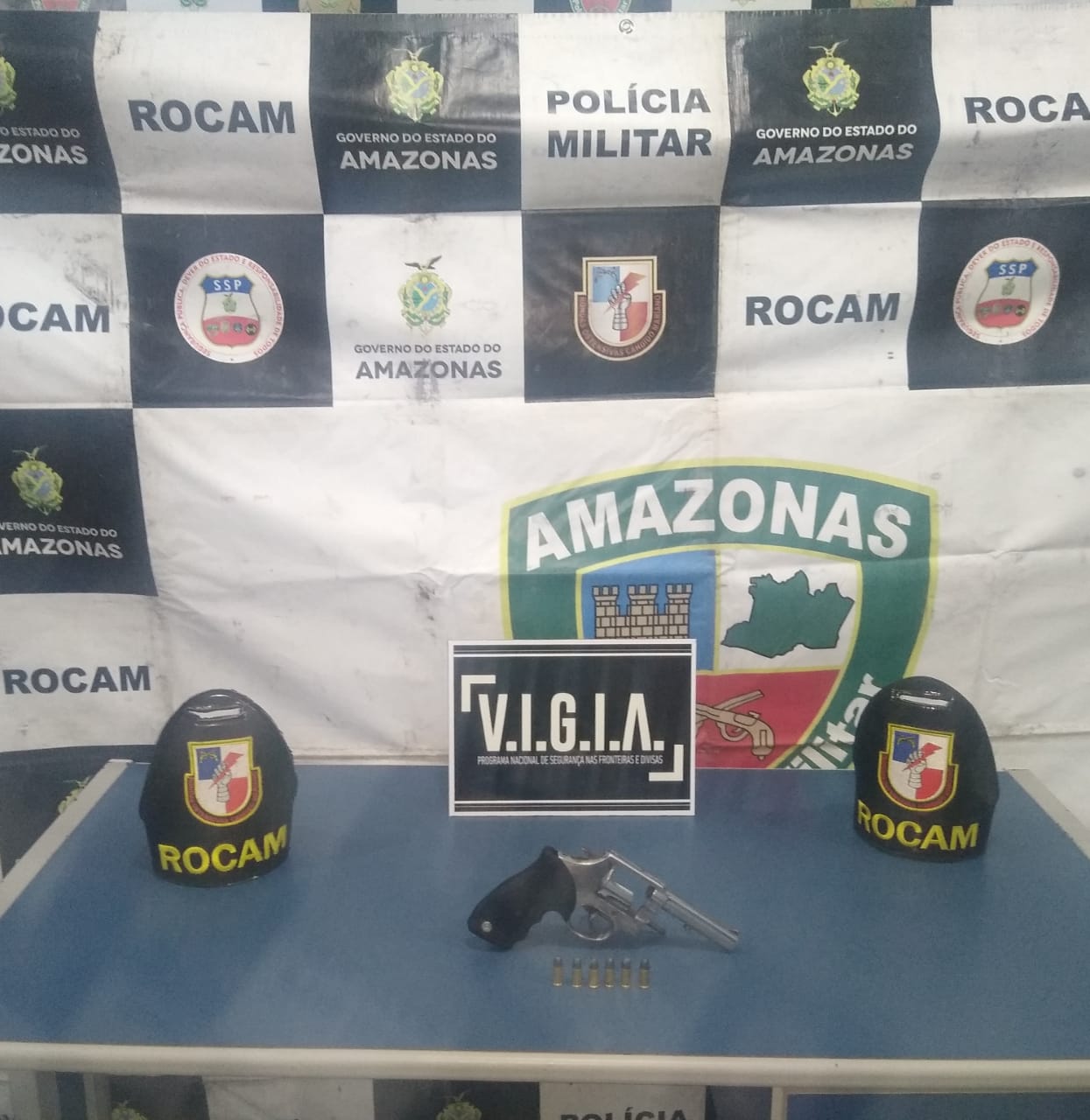 Homem é preso com arma e munição no Amazonas 