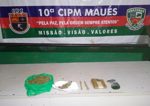 Homem que vendia drogas em motocicleta é preso no Amazonas 