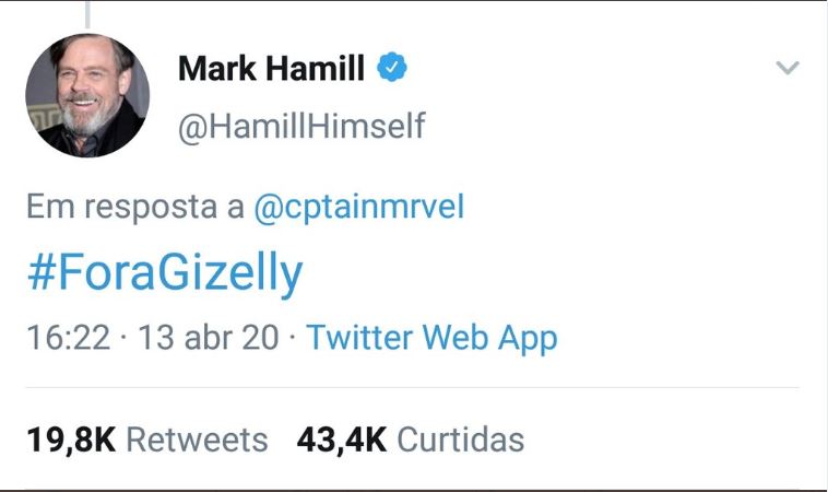 Luke Skywalker pede saída de Gizelly do BBB20