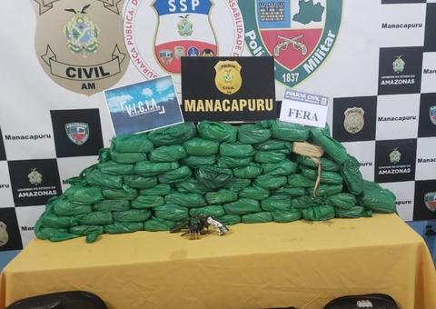 Grupo é preso com mais de 60kg de drogas em porto no Amazonas