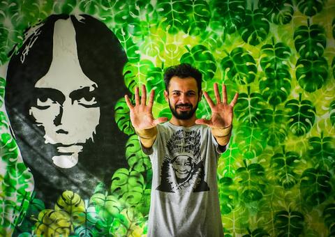 Oficina virtual de Stencil com o artista Diego Batista acontece neste sábado