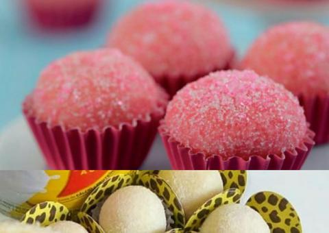 Aprenda a fazer os famosos brigadeiros rosa e de leite ninho