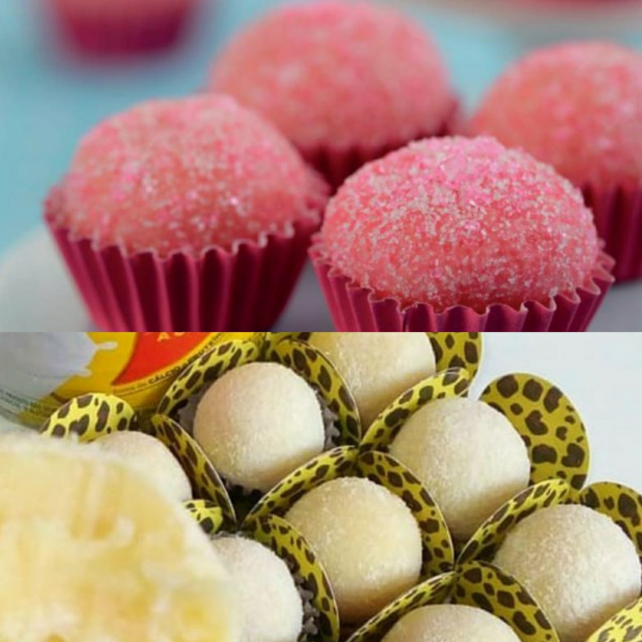 Aprenda a fazer os famosos brigadeiros rosa e de leite ninho