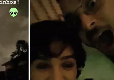 Junior Lima e esposa flagram supostos OVNIs no céu: 'não eram satélites nem fogos'