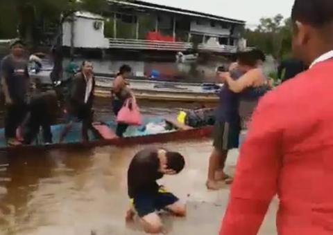 Homens são resgatados após cinco dias perdidos em mata no Amazonas