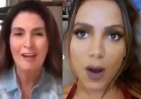 Anitta surpreende com comentário sobre gafe de Fátima Bernardes com Túlio Gadelha