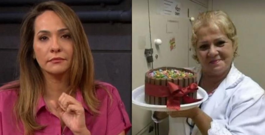 Jornalista da Globo chora ao relatar morte de enfermeira em hospital onde trabalhava