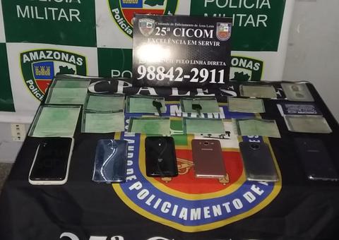 Vítima de assalto rastreia celular, informa à PM e homem acaba preso em Manaus
